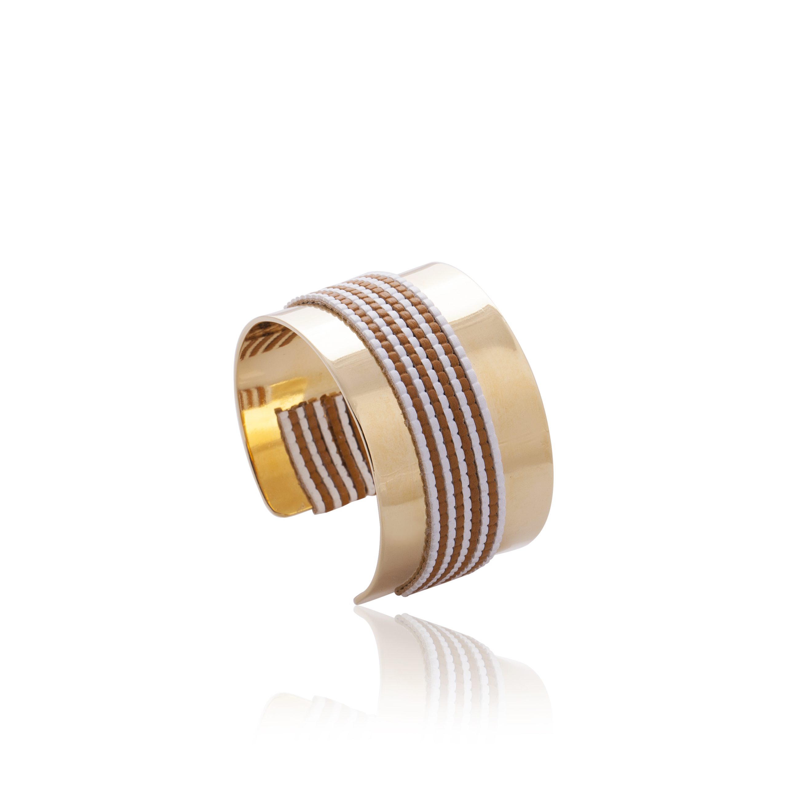 IMG_2866 Mahnaz white & camel - Image 1