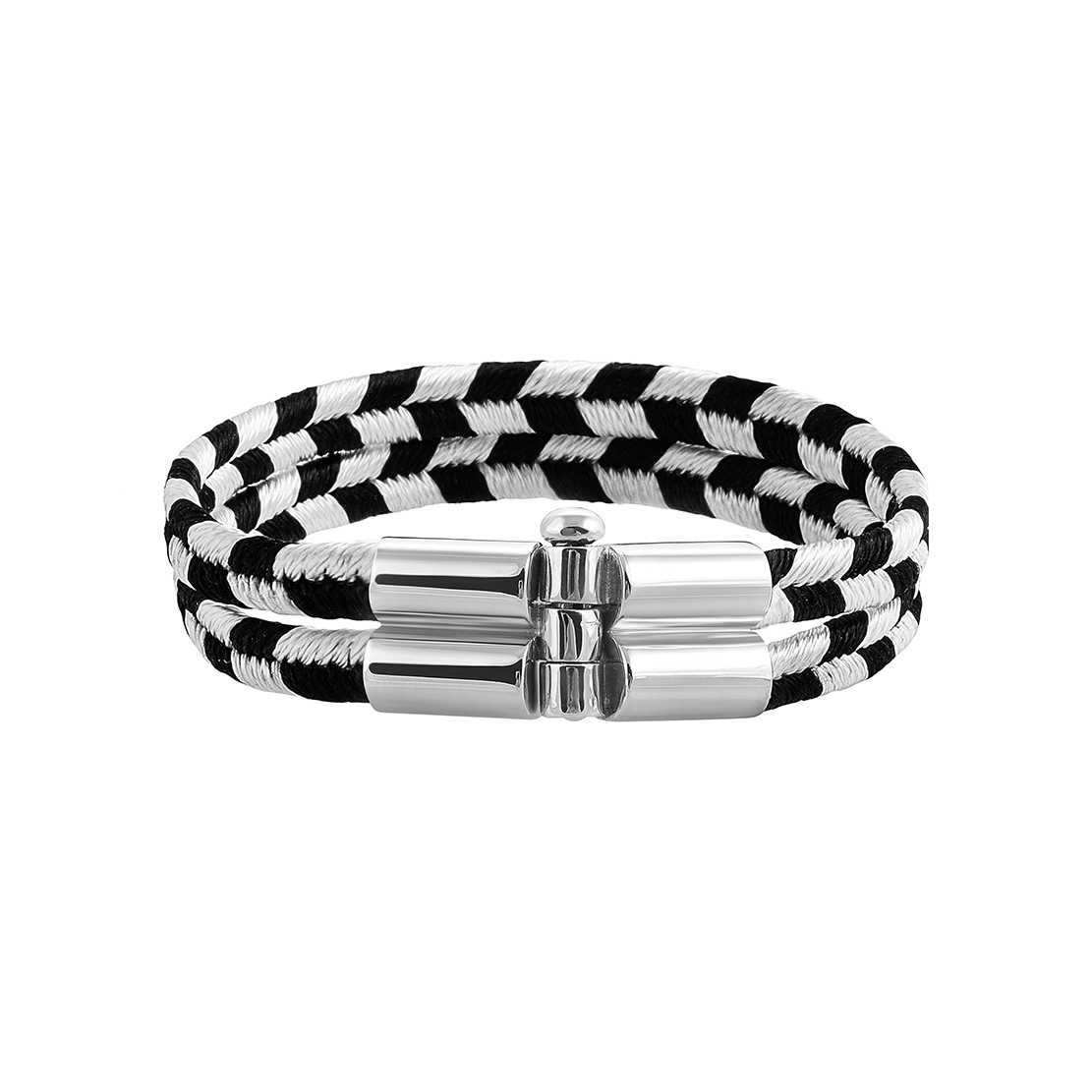 Joon_black_silver_L JOON bracelet- Success - Image 1